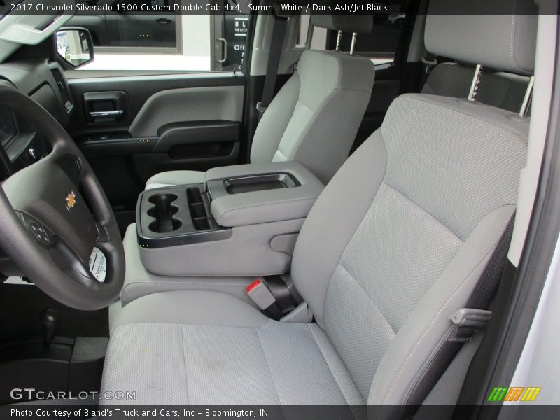 Summit White / Dark Ash/Jet Black 2017 Chevrolet Silverado 1500 Custom Double Cab 4x4
