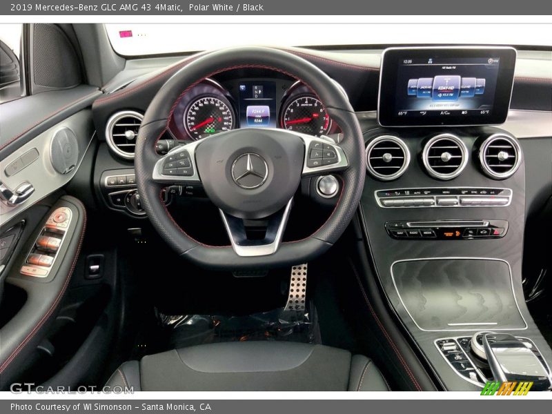Polar White / Black 2019 Mercedes-Benz GLC AMG 43 4Matic