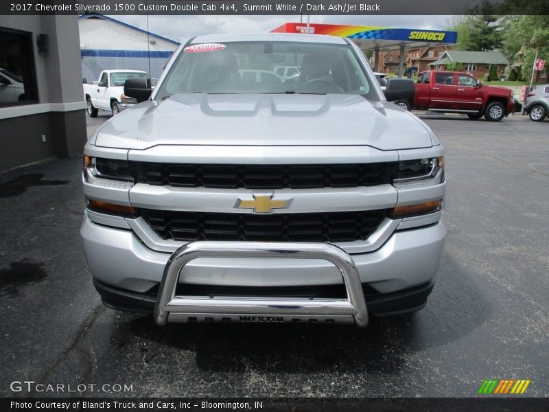 Summit White / Dark Ash/Jet Black 2017 Chevrolet Silverado 1500 Custom Double Cab 4x4
