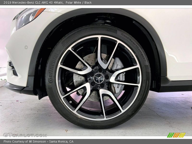 Polar White / Black 2019 Mercedes-Benz GLC AMG 43 4Matic
