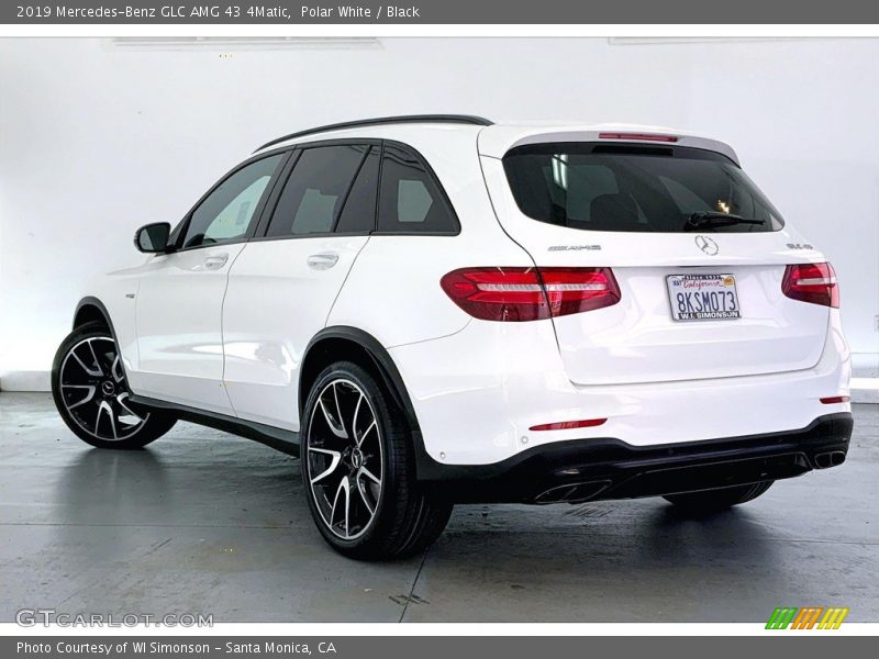 Polar White / Black 2019 Mercedes-Benz GLC AMG 43 4Matic