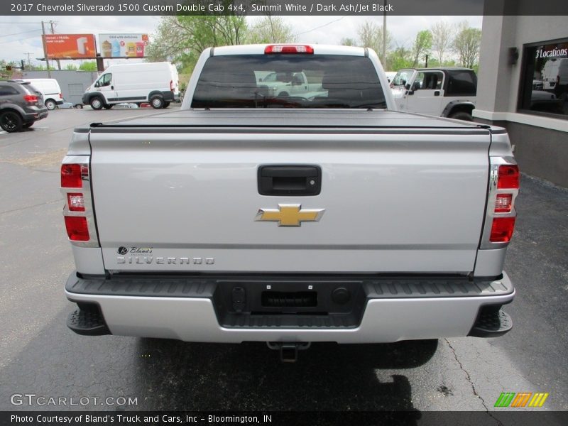 Summit White / Dark Ash/Jet Black 2017 Chevrolet Silverado 1500 Custom Double Cab 4x4