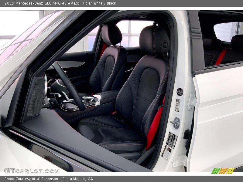 Polar White / Black 2019 Mercedes-Benz GLC AMG 43 4Matic