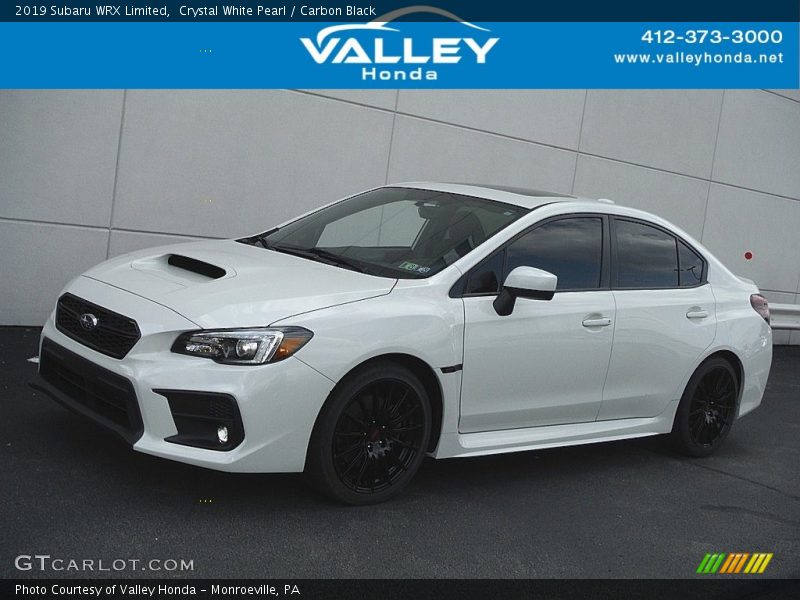 Crystal White Pearl / Carbon Black 2019 Subaru WRX Limited