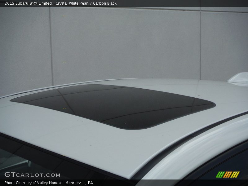 Crystal White Pearl / Carbon Black 2019 Subaru WRX Limited