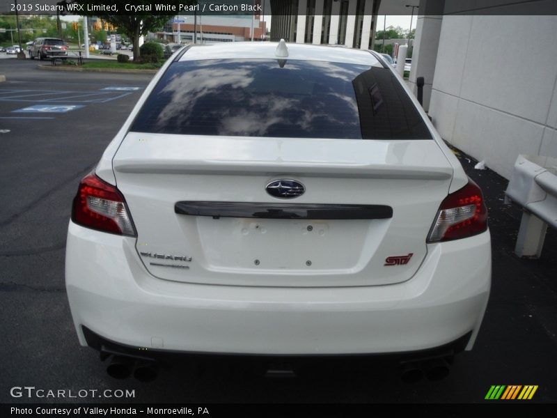 Crystal White Pearl / Carbon Black 2019 Subaru WRX Limited