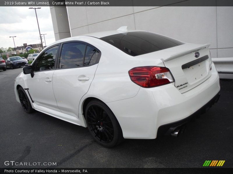 Crystal White Pearl / Carbon Black 2019 Subaru WRX Limited