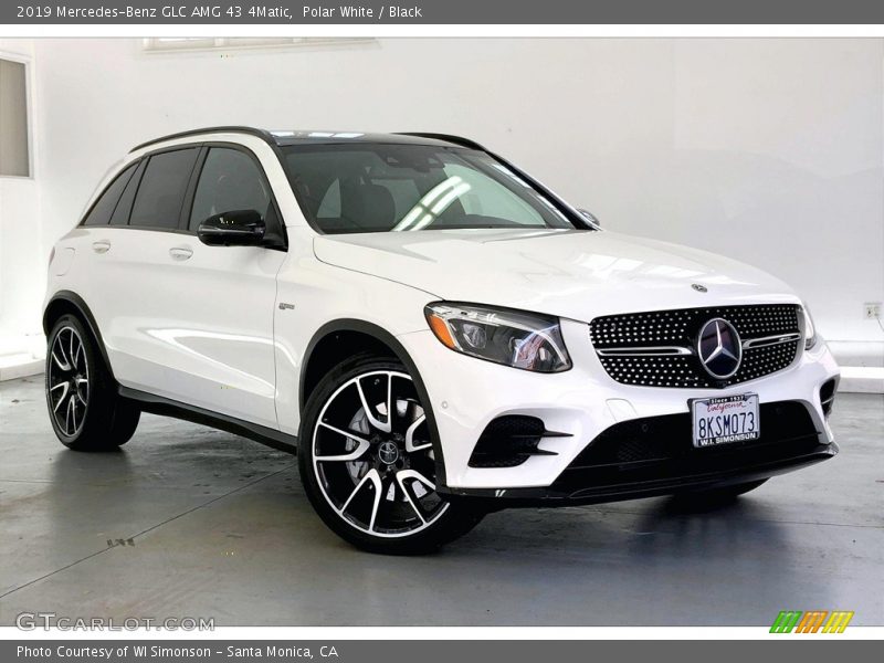 Polar White / Black 2019 Mercedes-Benz GLC AMG 43 4Matic