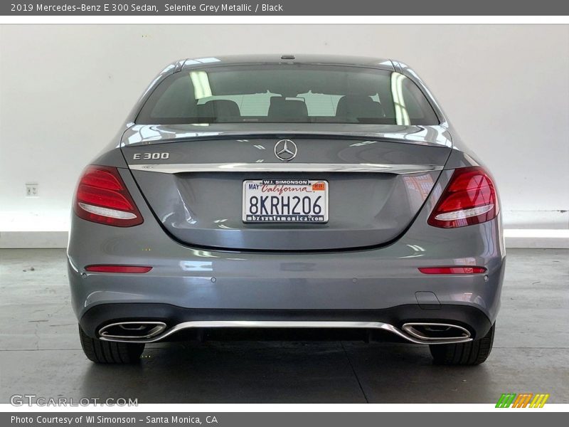 Selenite Grey Metallic / Black 2019 Mercedes-Benz E 300 Sedan