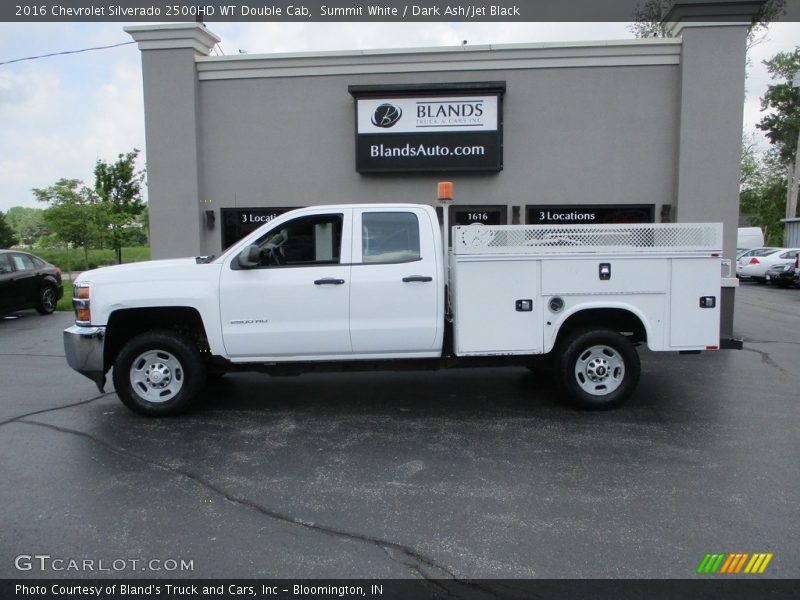 Summit White / Dark Ash/Jet Black 2016 Chevrolet Silverado 2500HD WT Double Cab