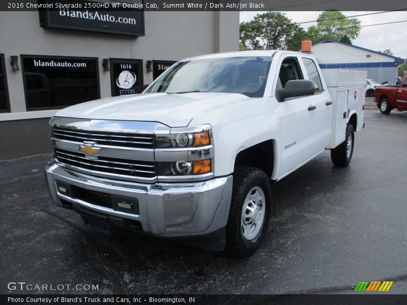 Summit White / Dark Ash/Jet Black 2016 Chevrolet Silverado 2500HD WT Double Cab