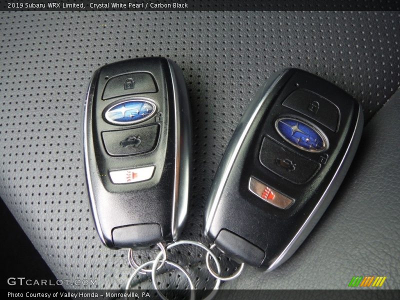 Keys of 2019 WRX Limited