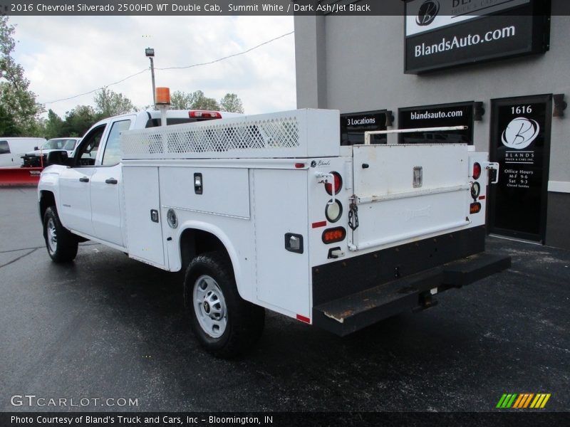 Summit White / Dark Ash/Jet Black 2016 Chevrolet Silverado 2500HD WT Double Cab
