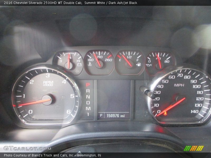  2016 Silverado 2500HD WT Double Cab WT Double Cab Gauges