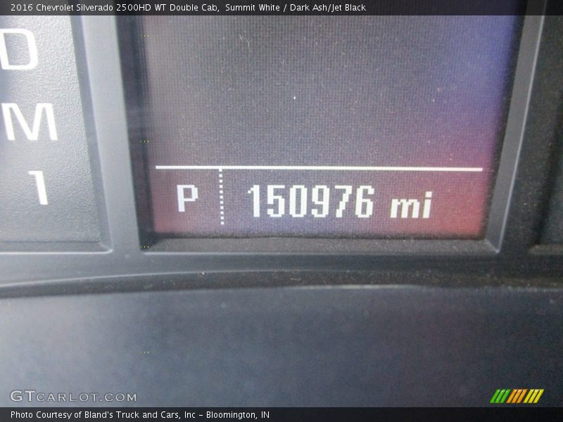Summit White / Dark Ash/Jet Black 2016 Chevrolet Silverado 2500HD WT Double Cab