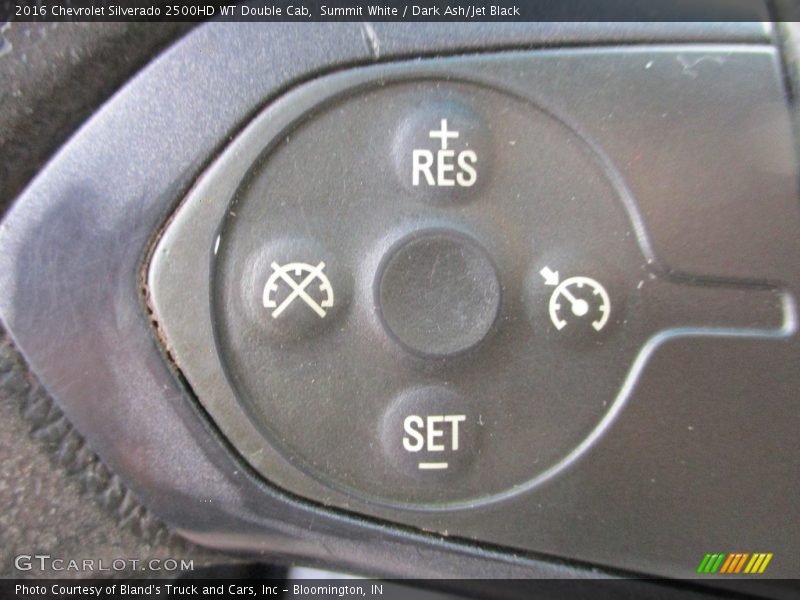 Summit White / Dark Ash/Jet Black 2016 Chevrolet Silverado 2500HD WT Double Cab
