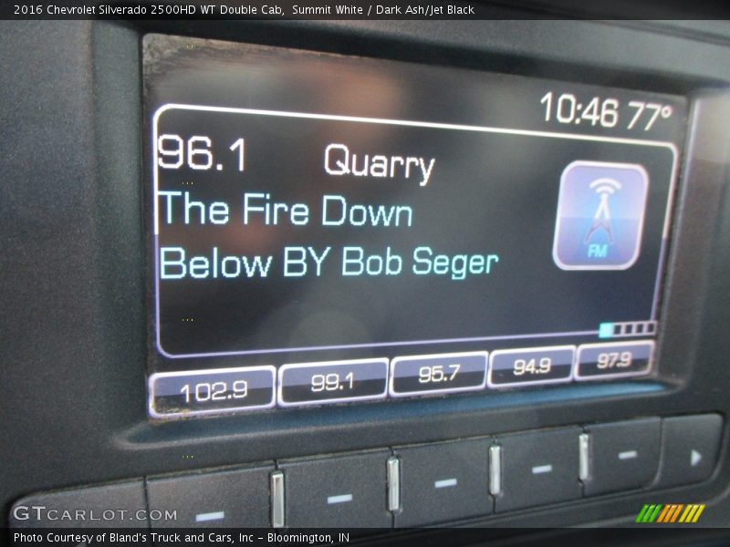 Summit White / Dark Ash/Jet Black 2016 Chevrolet Silverado 2500HD WT Double Cab