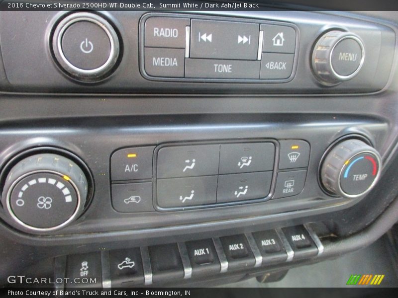 Controls of 2016 Silverado 2500HD WT Double Cab