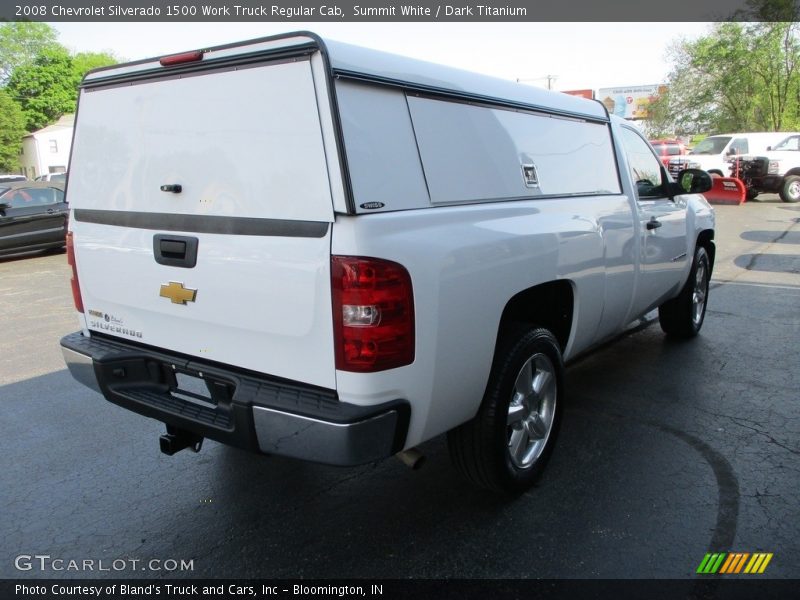Summit White / Dark Titanium 2008 Chevrolet Silverado 1500 Work Truck Regular Cab