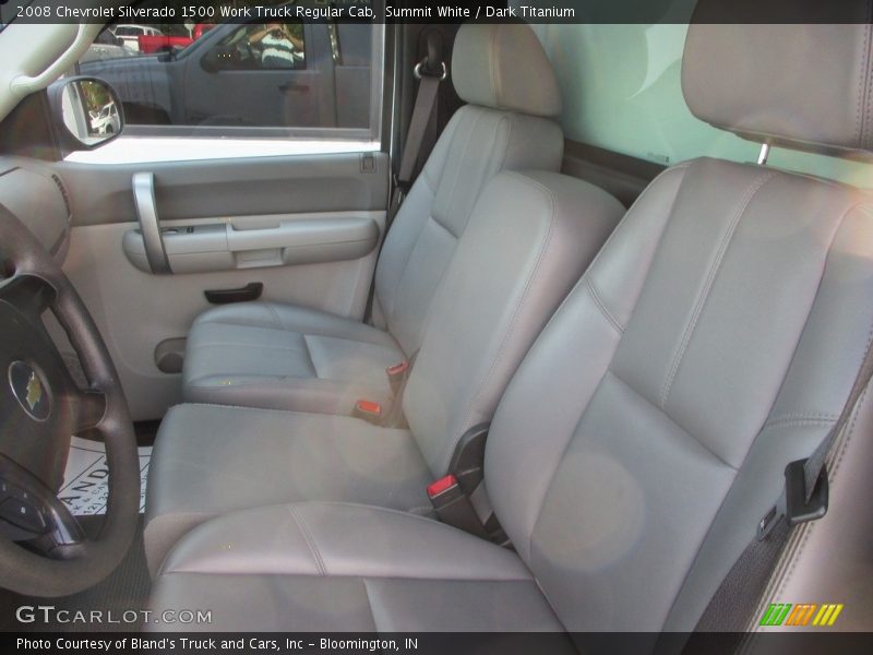 Summit White / Dark Titanium 2008 Chevrolet Silverado 1500 Work Truck Regular Cab