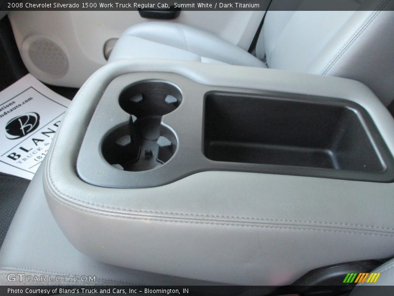 Summit White / Dark Titanium 2008 Chevrolet Silverado 1500 Work Truck Regular Cab
