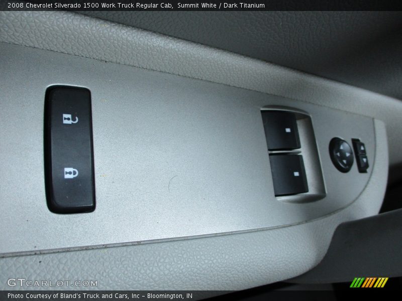 Summit White / Dark Titanium 2008 Chevrolet Silverado 1500 Work Truck Regular Cab