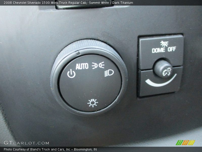Summit White / Dark Titanium 2008 Chevrolet Silverado 1500 Work Truck Regular Cab