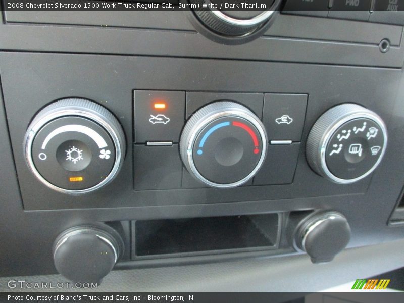 Summit White / Dark Titanium 2008 Chevrolet Silverado 1500 Work Truck Regular Cab