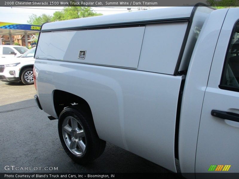 Summit White / Dark Titanium 2008 Chevrolet Silverado 1500 Work Truck Regular Cab