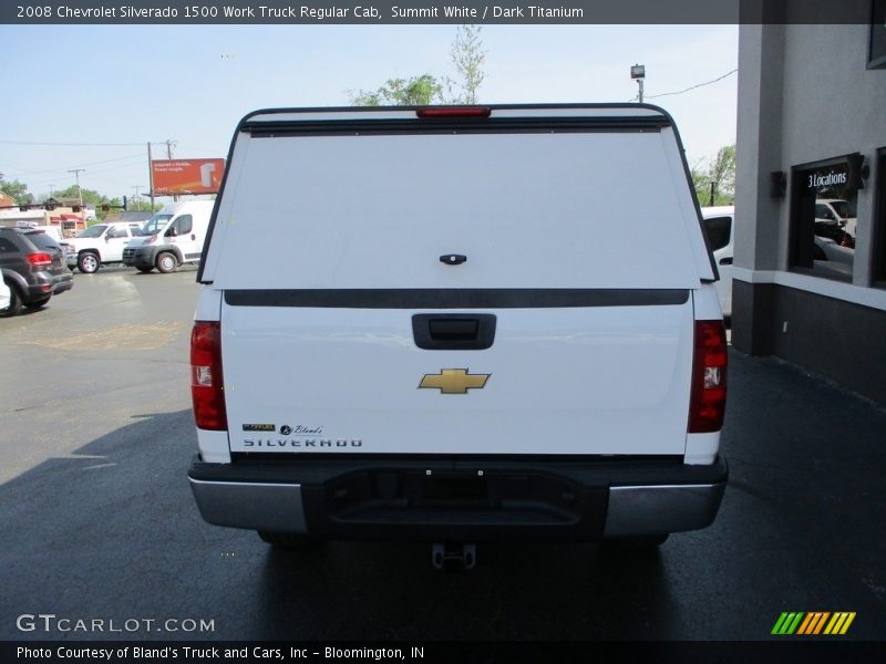 Summit White / Dark Titanium 2008 Chevrolet Silverado 1500 Work Truck Regular Cab
