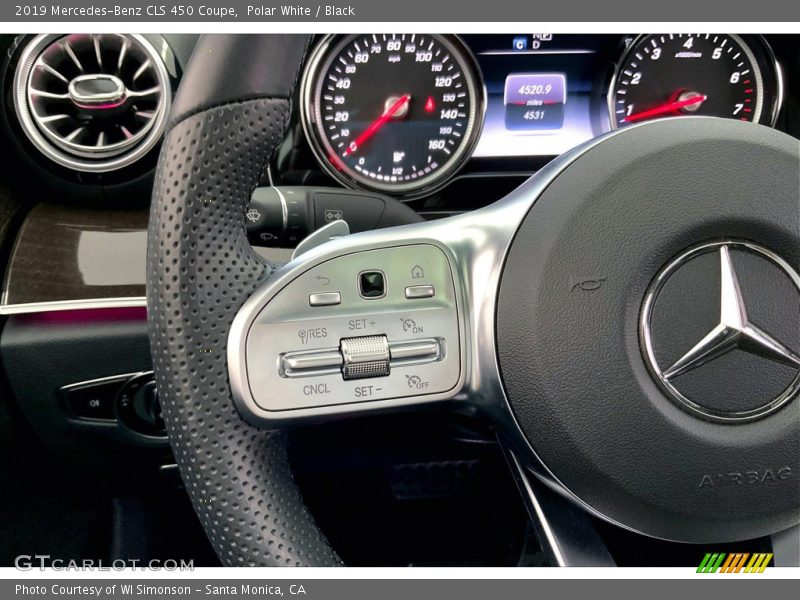 Polar White / Black 2019 Mercedes-Benz CLS 450 Coupe