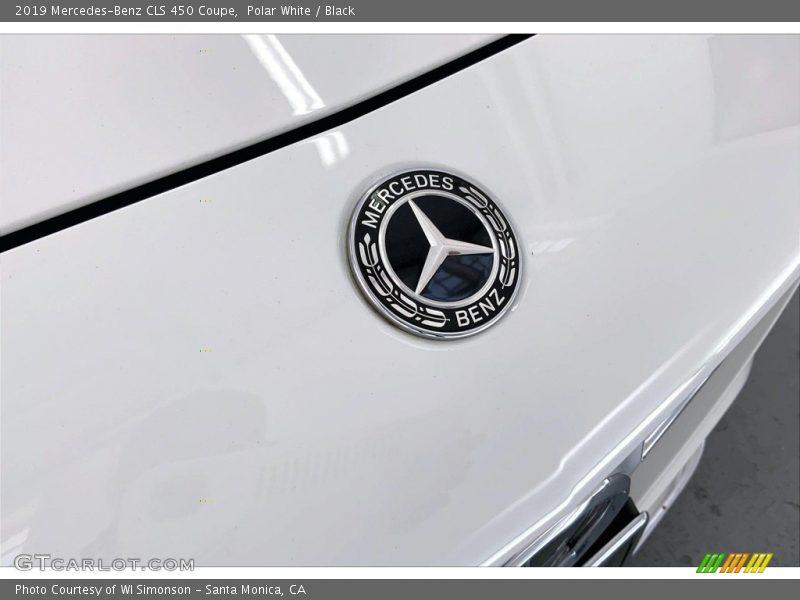Polar White / Black 2019 Mercedes-Benz CLS 450 Coupe