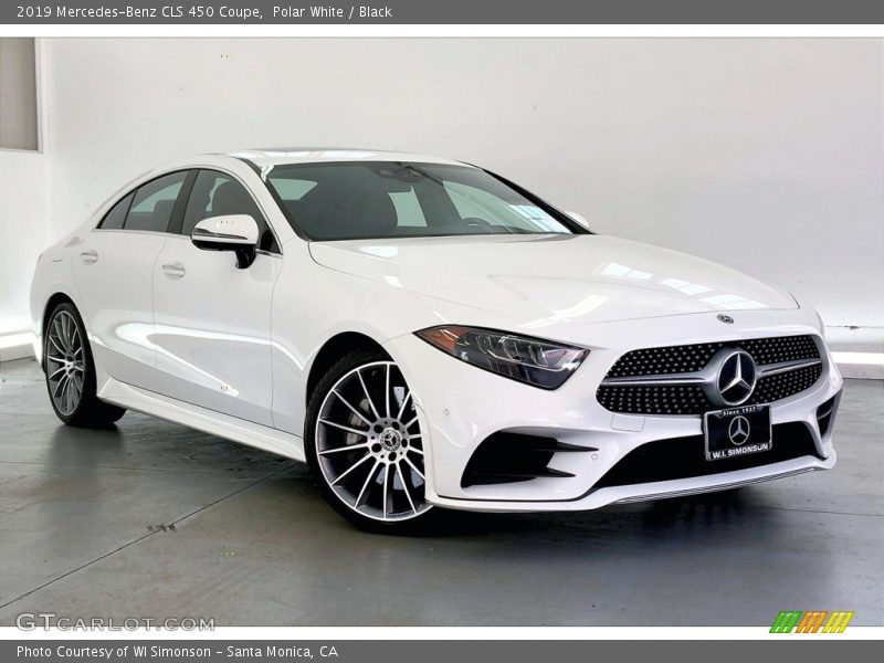 Polar White / Black 2019 Mercedes-Benz CLS 450 Coupe