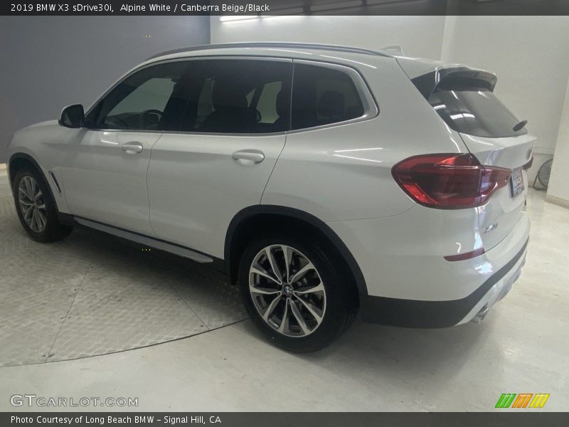 Alpine White / Canberra Beige/Black 2019 BMW X3 sDrive30i