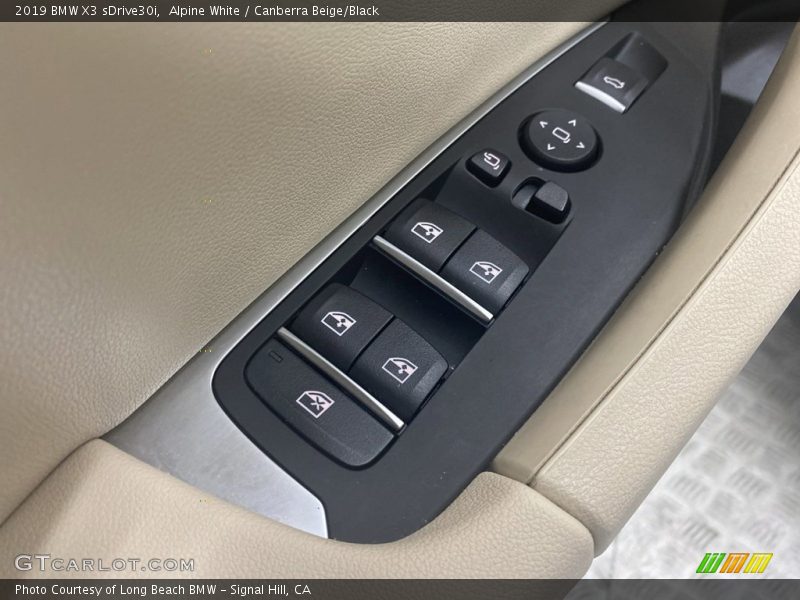 Alpine White / Canberra Beige/Black 2019 BMW X3 sDrive30i