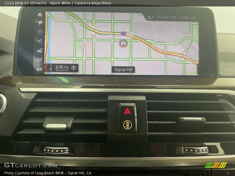 Alpine White / Canberra Beige/Black 2019 BMW X3 sDrive30i