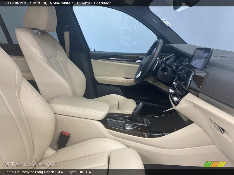 Alpine White / Canberra Beige/Black 2019 BMW X3 sDrive30i
