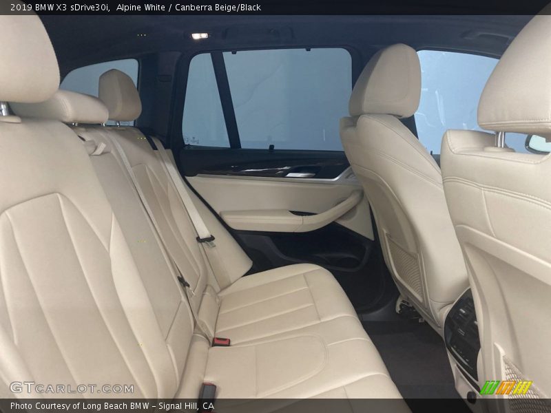 Alpine White / Canberra Beige/Black 2019 BMW X3 sDrive30i