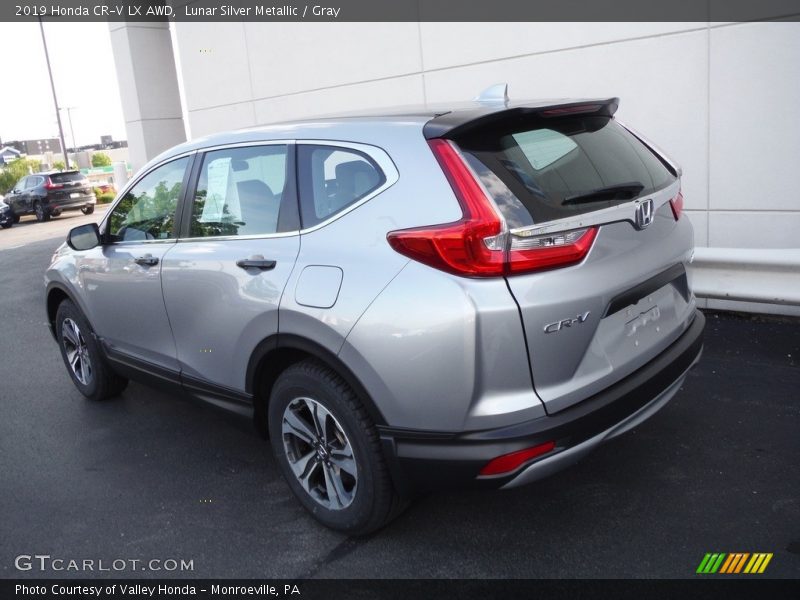 Lunar Silver Metallic / Gray 2019 Honda CR-V LX AWD