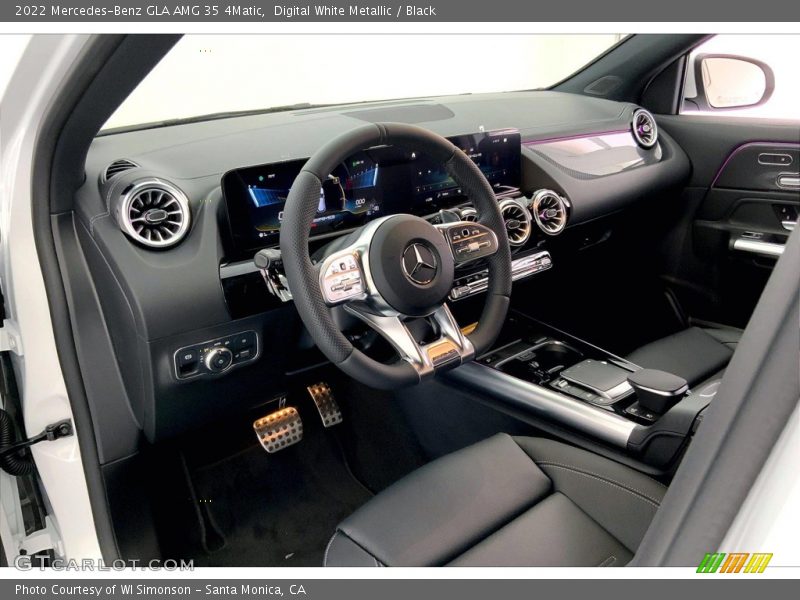 Digital White Metallic / Black 2022 Mercedes-Benz GLA AMG 35 4Matic