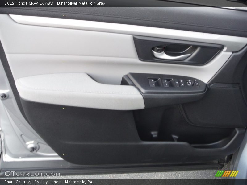 Lunar Silver Metallic / Gray 2019 Honda CR-V LX AWD