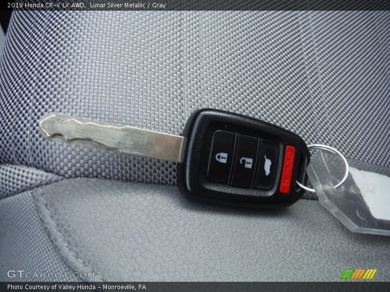 Lunar Silver Metallic / Gray 2019 Honda CR-V LX AWD