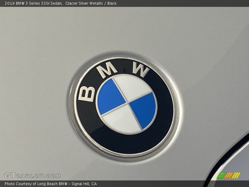 Glacier Silver Metallic / Black 2019 BMW 3 Series 330i Sedan