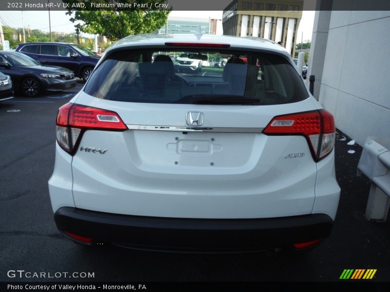 Platinum White Pearl / Gray 2022 Honda HR-V LX AWD