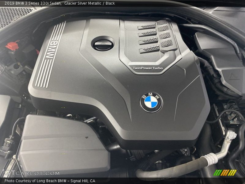 Glacier Silver Metallic / Black 2019 BMW 3 Series 330i Sedan