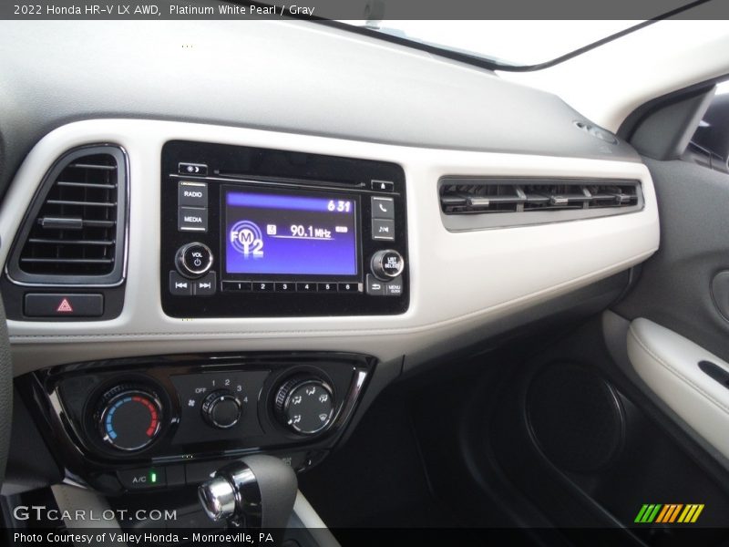 Platinum White Pearl / Gray 2022 Honda HR-V LX AWD
