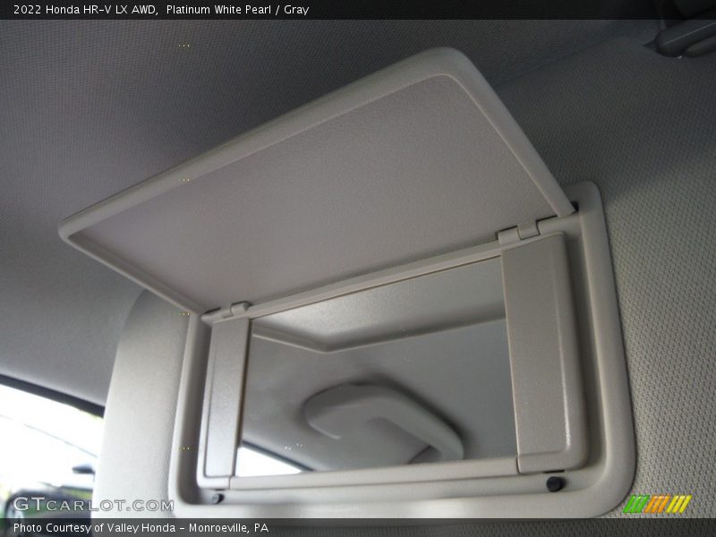 Platinum White Pearl / Gray 2022 Honda HR-V LX AWD
