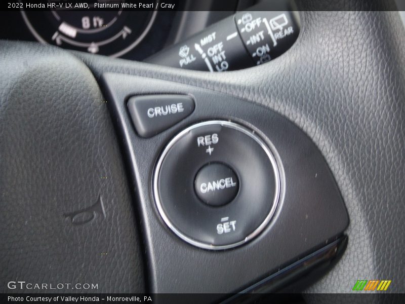 Platinum White Pearl / Gray 2022 Honda HR-V LX AWD