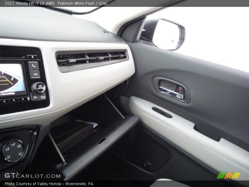 Platinum White Pearl / Gray 2022 Honda HR-V LX AWD