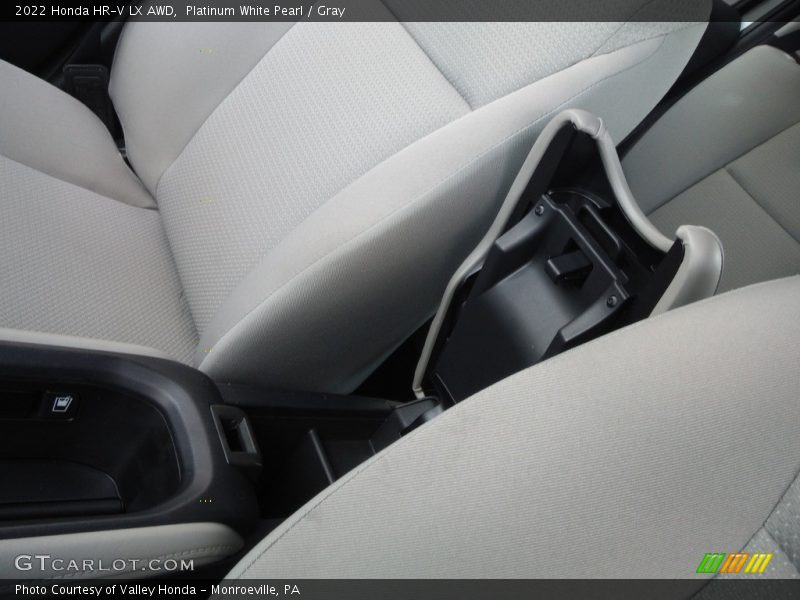 Platinum White Pearl / Gray 2022 Honda HR-V LX AWD